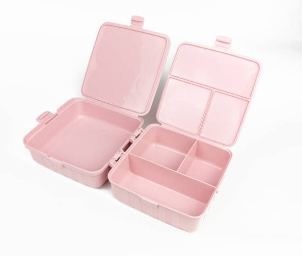 Plastic silicone food box container