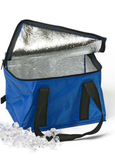 Thermal bag on the white background closeup