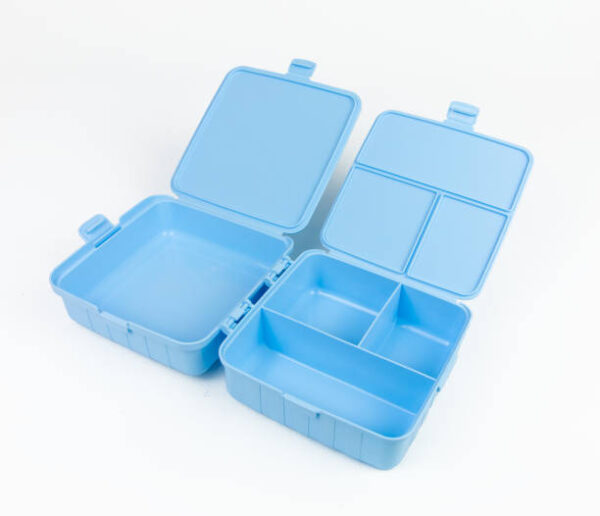 Plastic silicone food box container